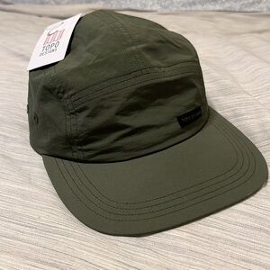 NWT Topo Designs Nylon Camp Hat in Olive